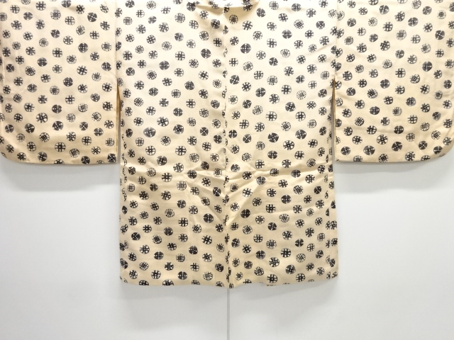 アンティーク　錦紗抽象模様羽織